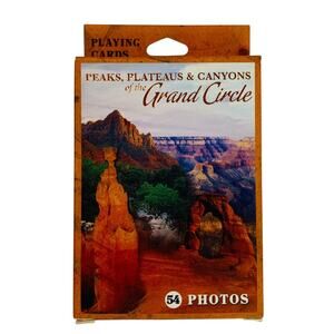 Playing Cards Sealed Peaks Plateaus & Canyons of the Grand Circle 54 Photos